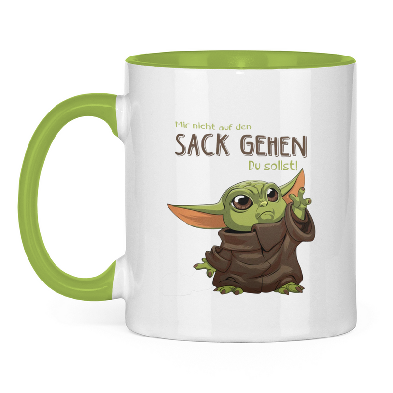 Mir nicht auf den Sack gehen du sollst Premium Tasse