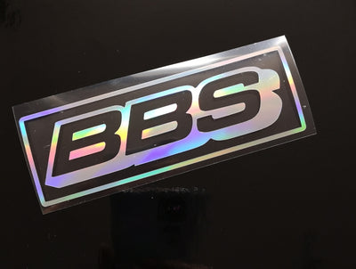 BBS Hologramm Oilslick Aufkleber Auto Sticker Tuning JDM 3STK