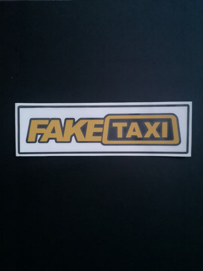 Fake Taxi Aufkleber Decal Tuning Sticker JDM