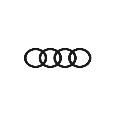 2x Audi Ringe Autoaufkleber Decal Tuning Sticker JDM