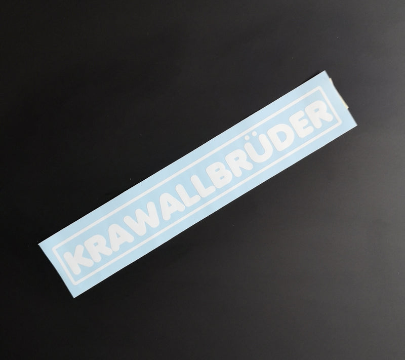 2x KRAWALLBRÜDER Sticker