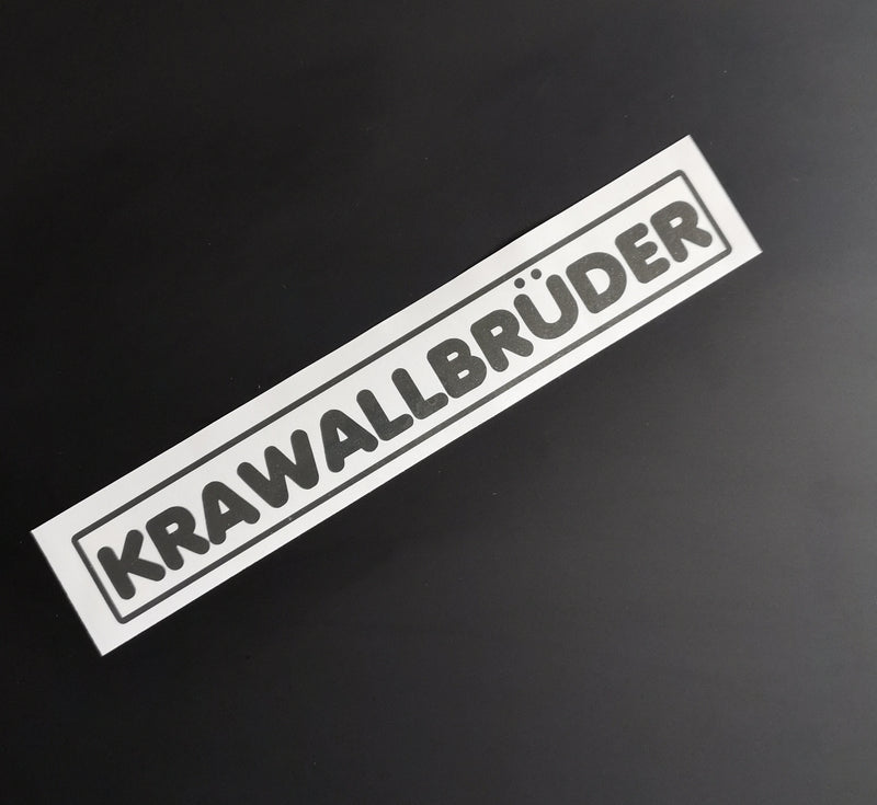 2x KRAWALLBRÜDER Sticker