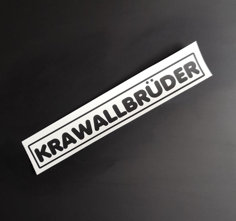 2x KRAWALLBRÜDER Sticker